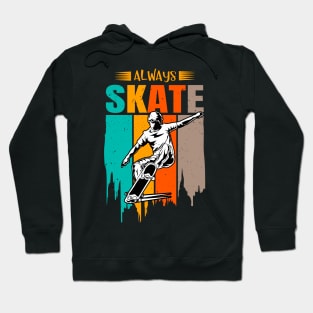 Skateboard Skateboarding Vintage Skater Hoodie